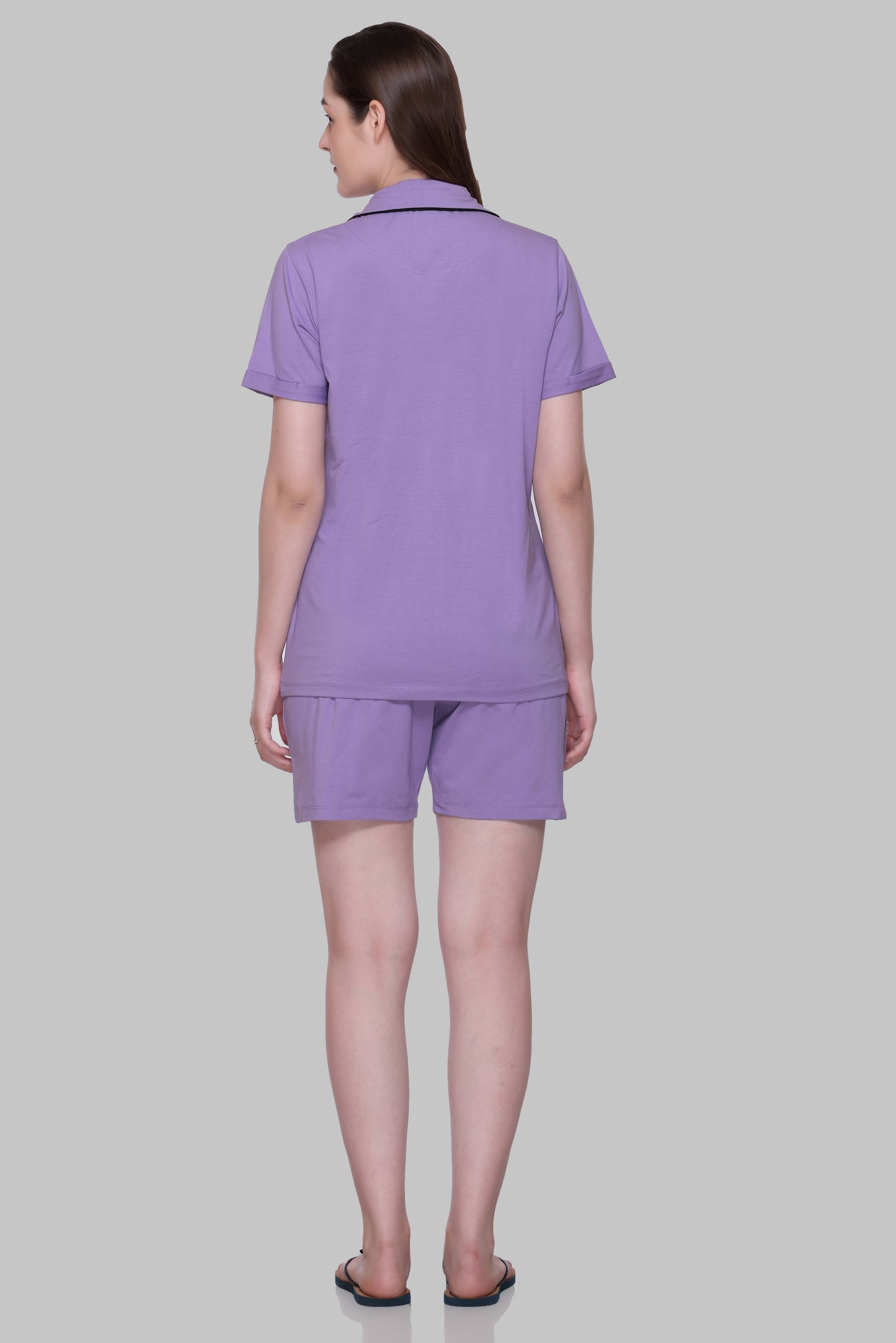 Cotton Front-Open with Shorts