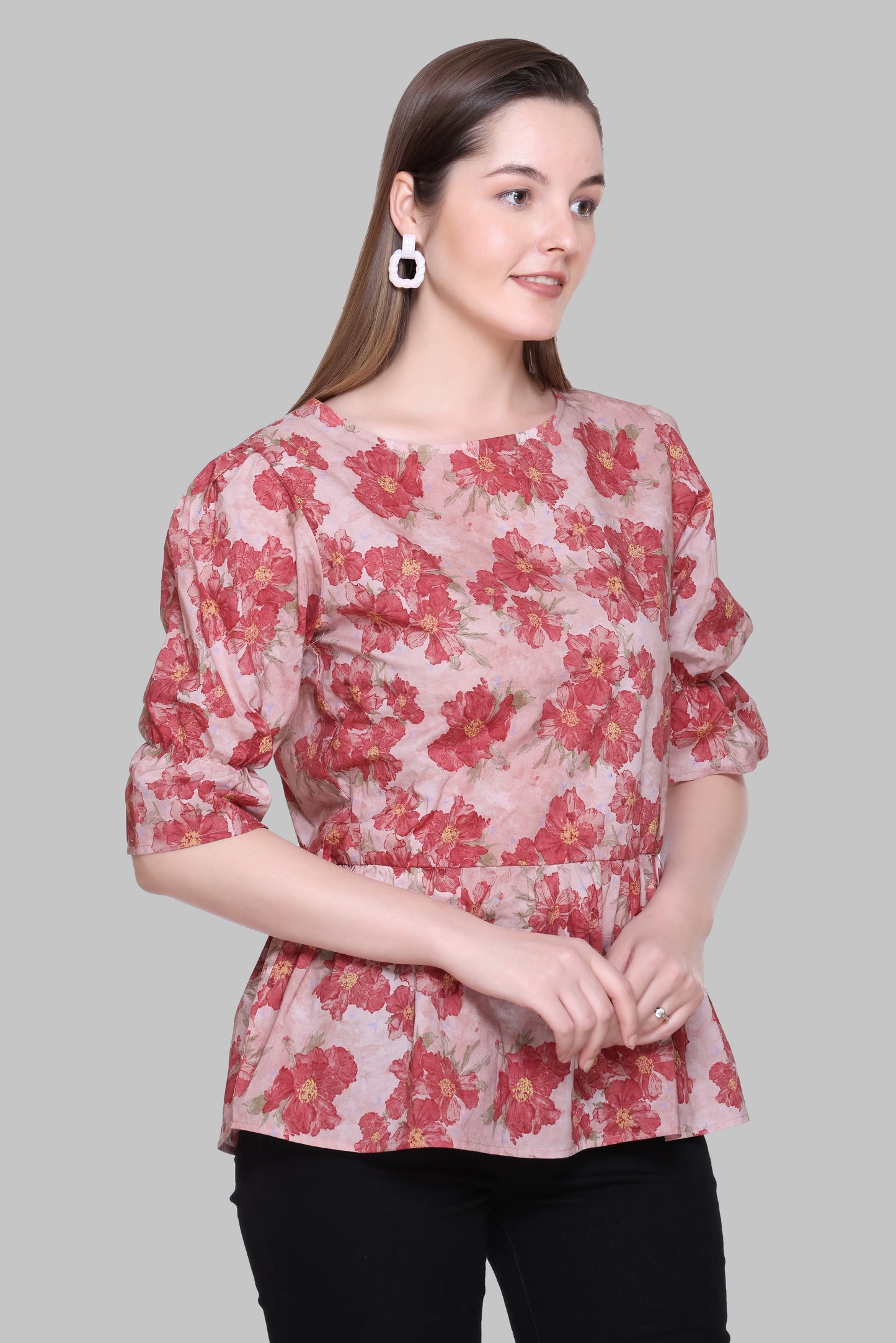 Printed Cotton Top