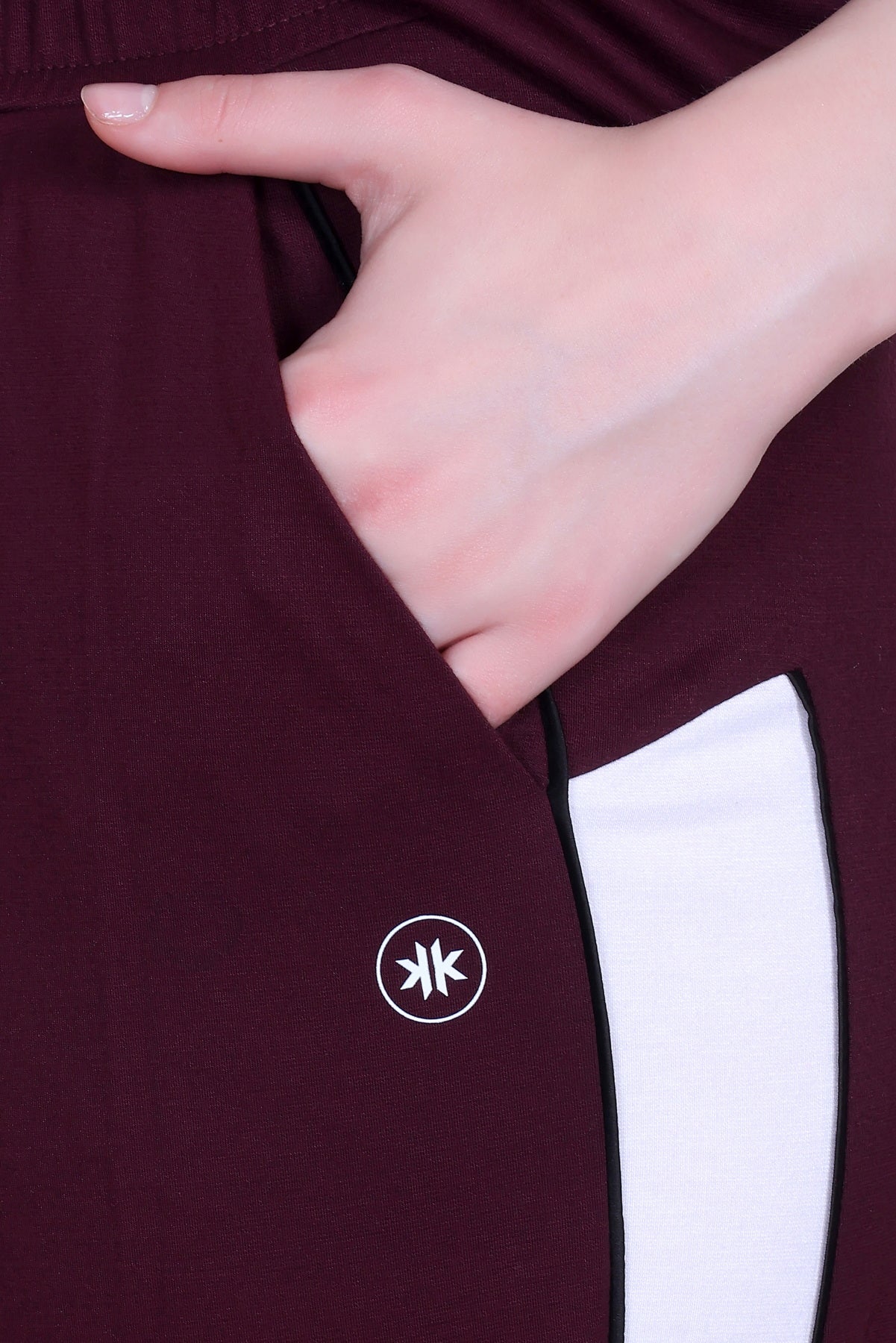 Cotton Bloom Midnight Mocha Set Maroon Color