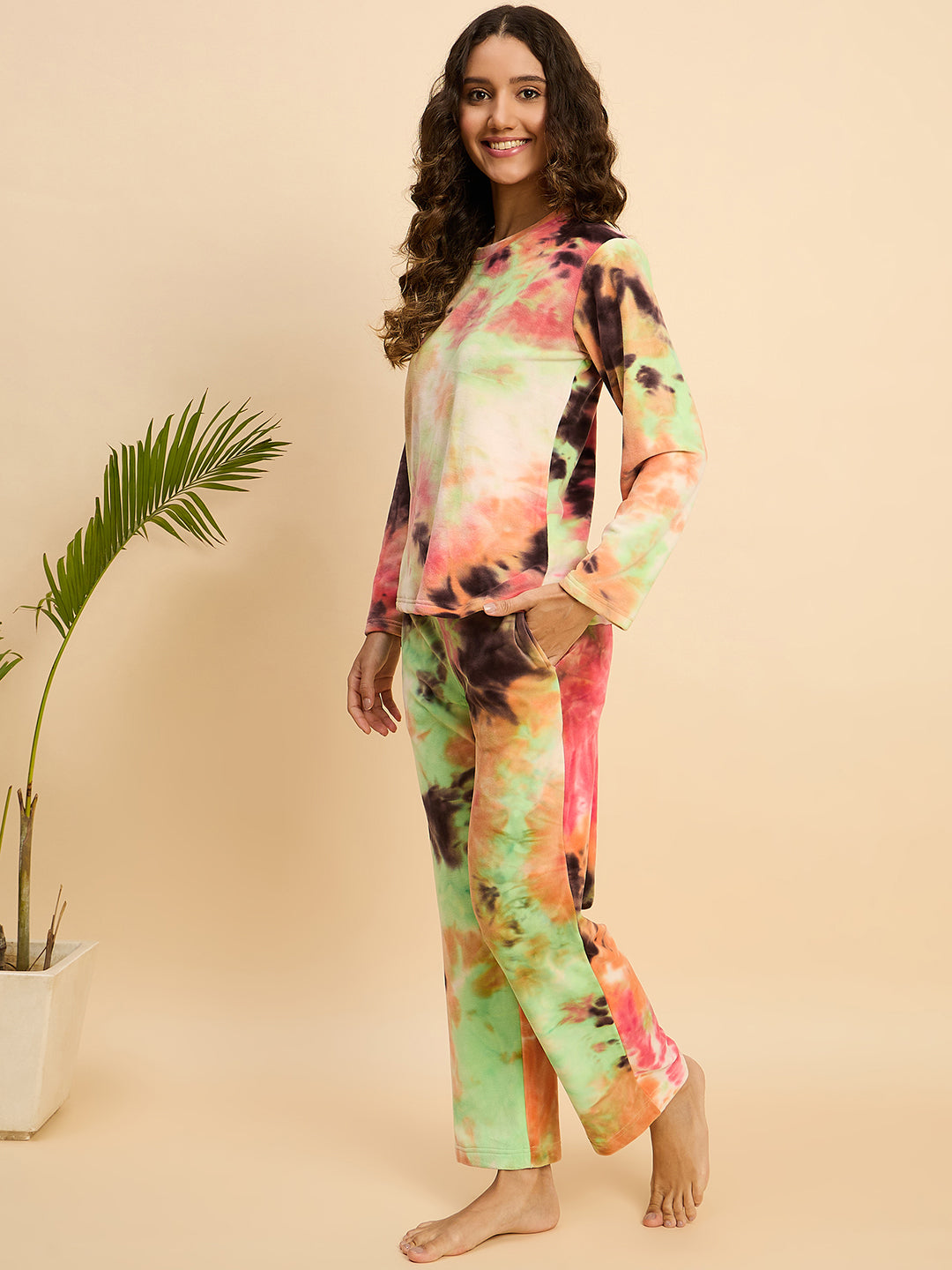 KIZA WOMEN TIE & DYE ROUND NECK