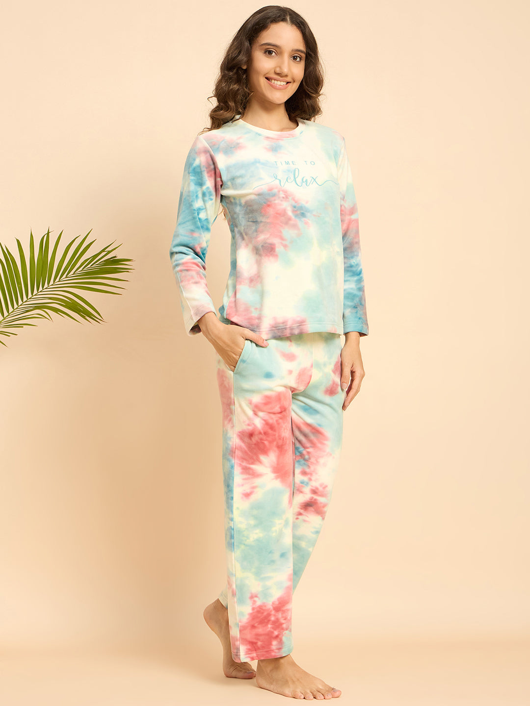 KIZA WOMEN TIE & DYE ROUND NECK