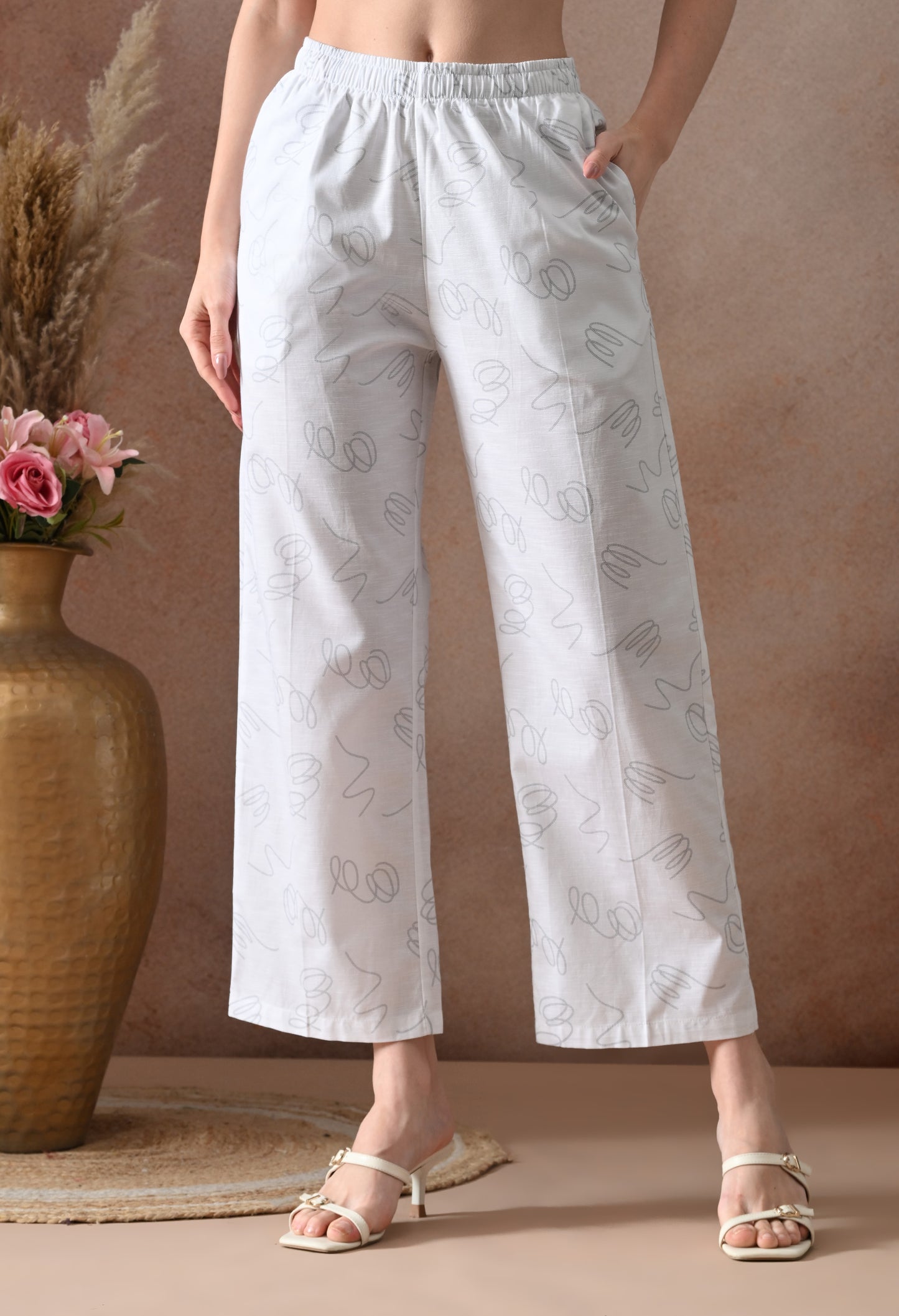 White Resort Shirt Co-ord Set for Women