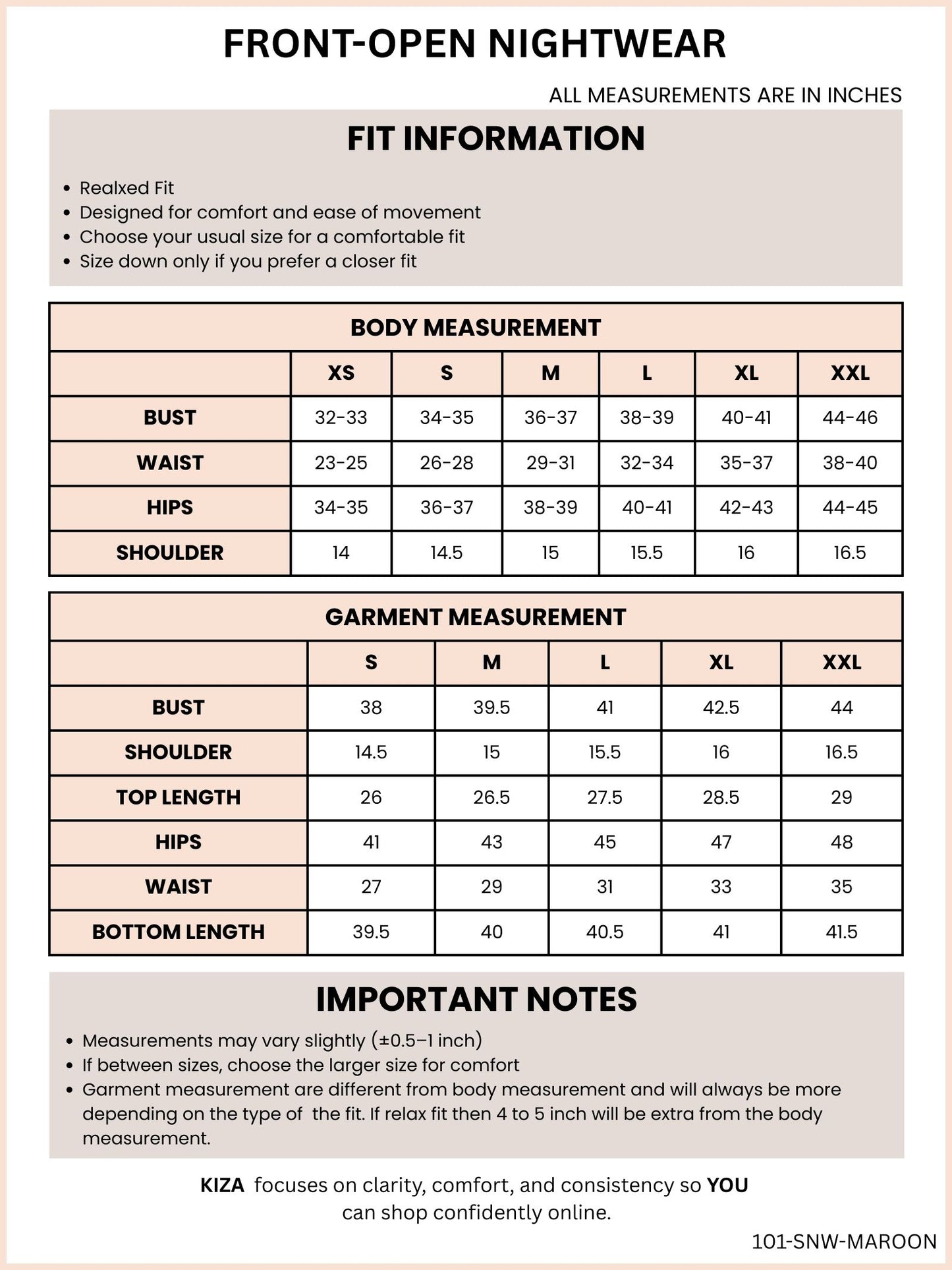 Cotton Front-open Nightwear Set