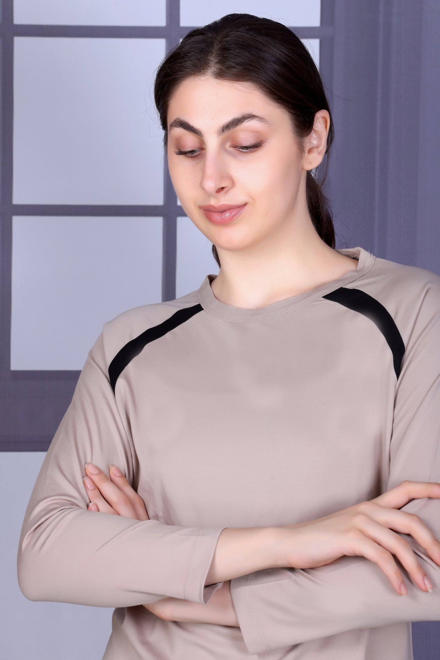 Round-Neck Night Suit