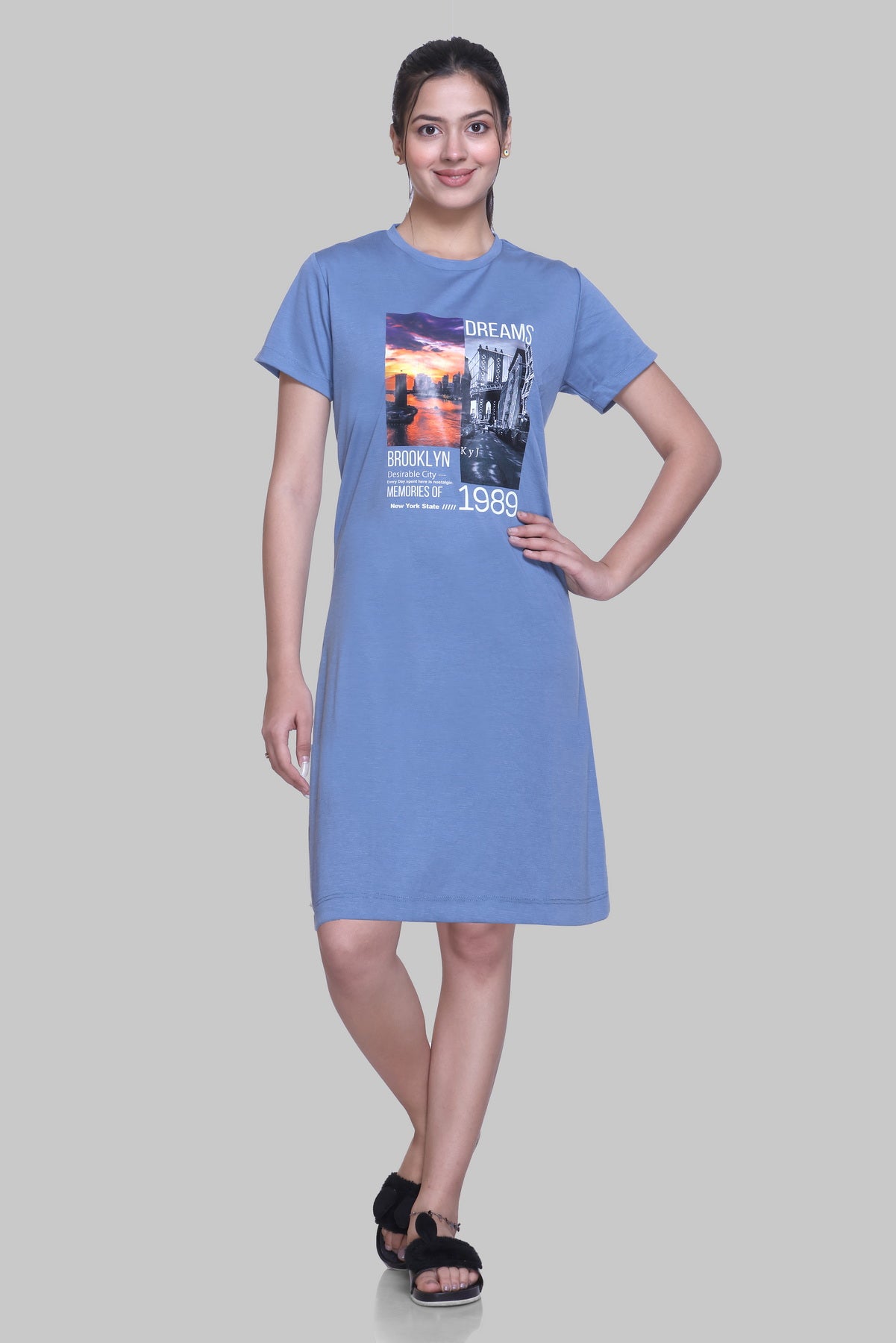 CottonBloom Brooklyn Dreams Lounge Dress