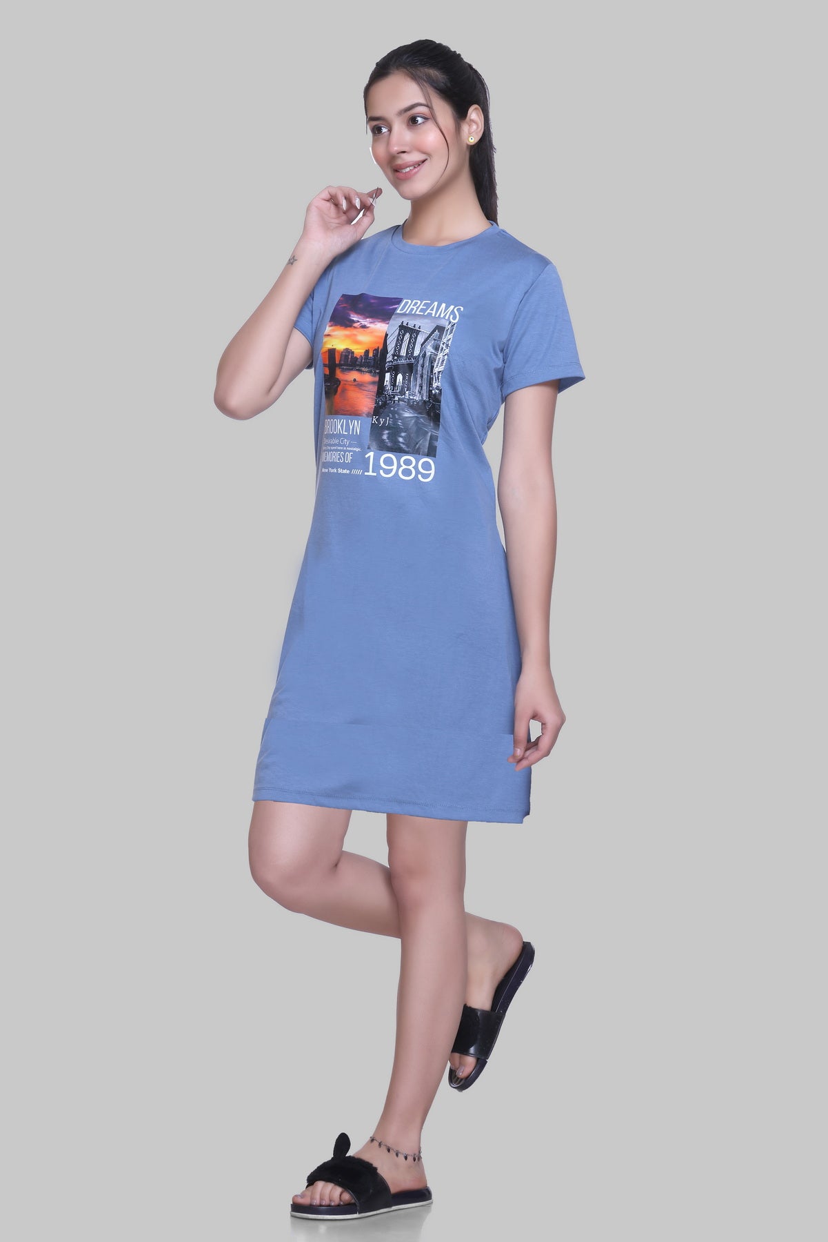 CottonBloom Brooklyn Dreams Lounge Dress