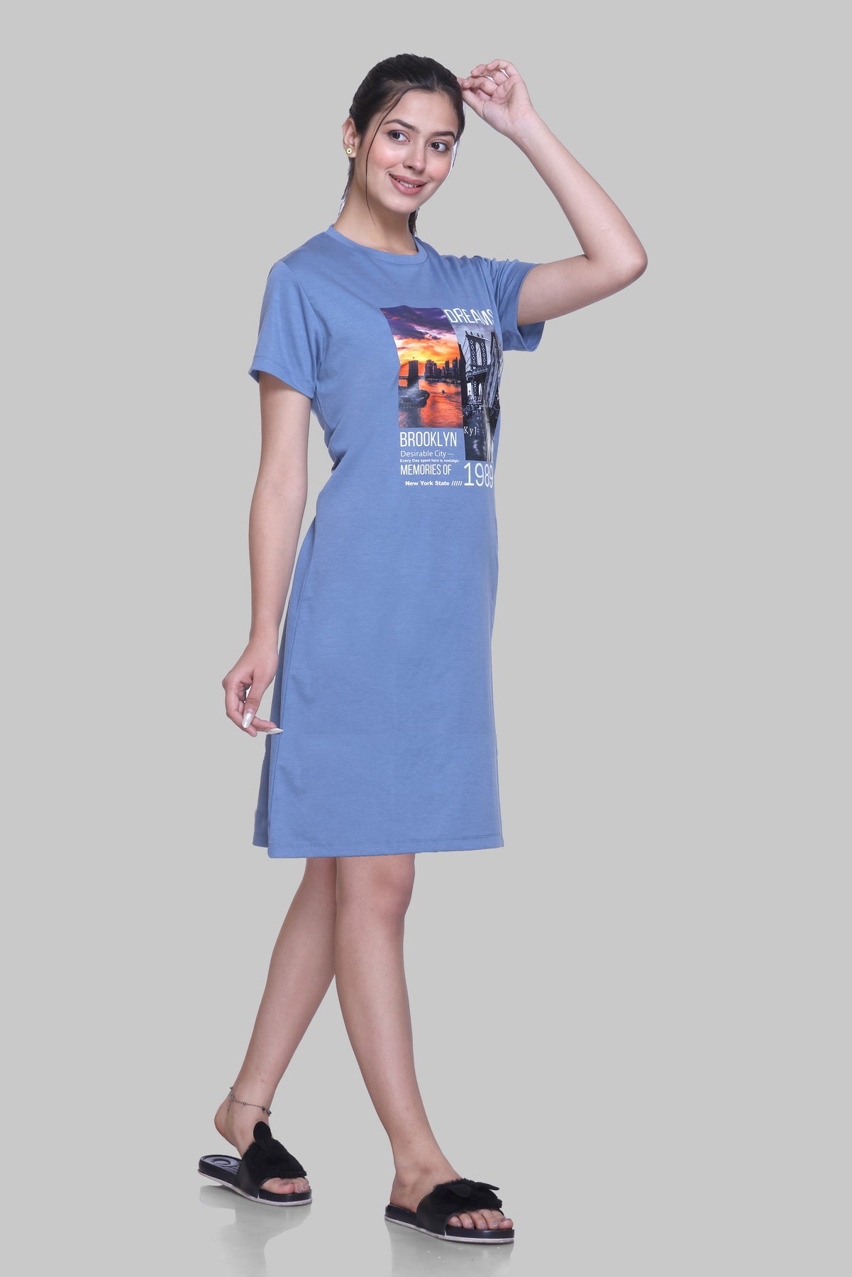 CottonBloom Brooklyn Dreams Lounge Dress