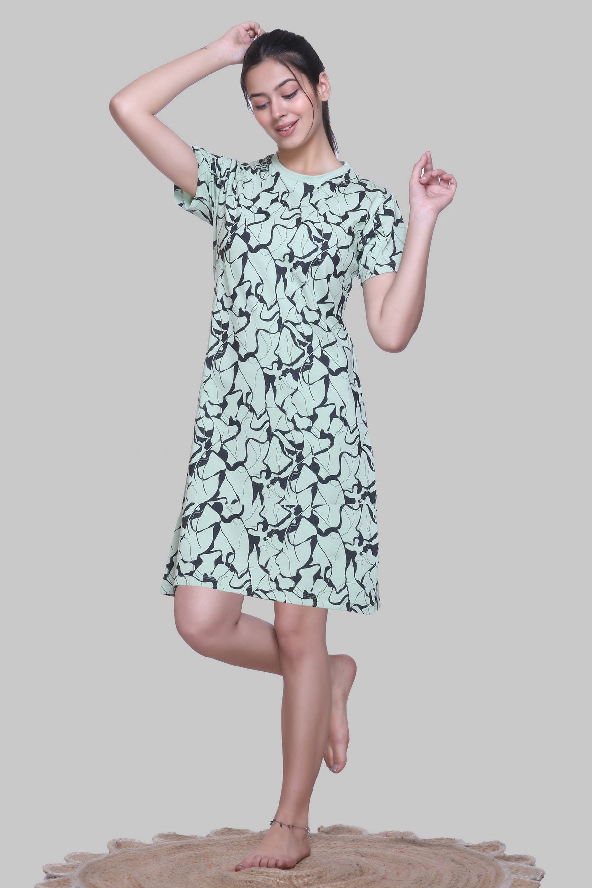 CottonBloom Breeze Dress