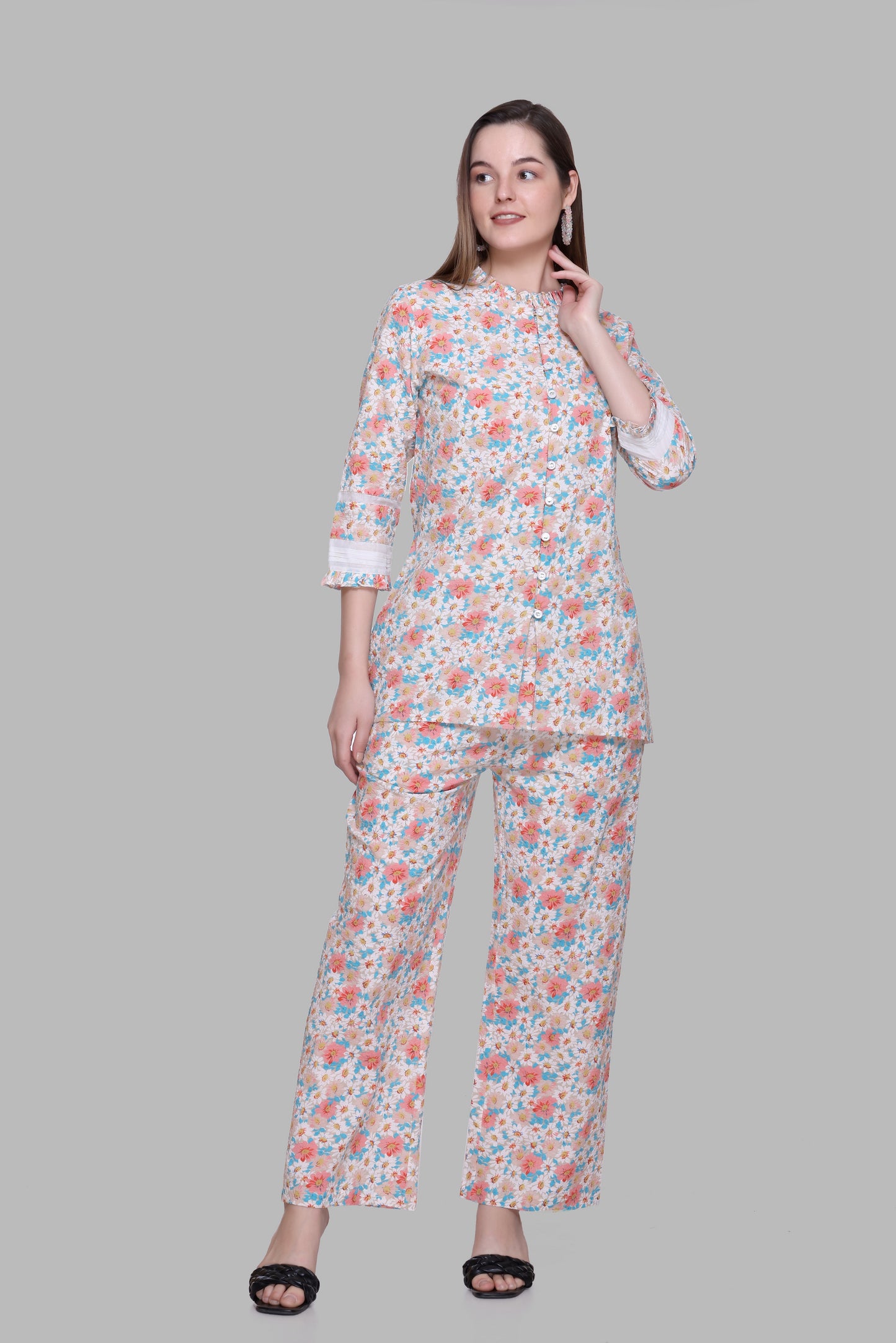 Cotton Kurti & Bottom Set