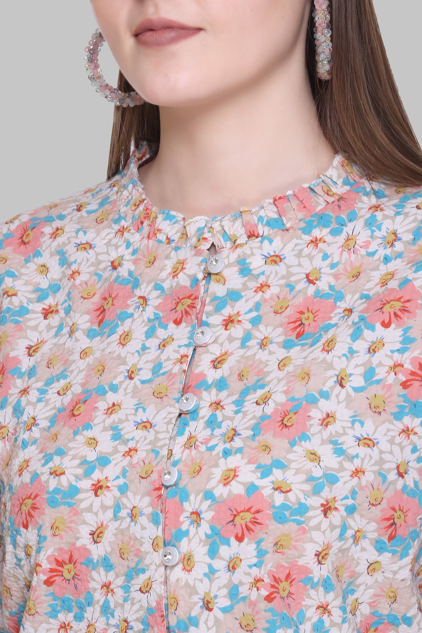 Cotton Kurti & Bottom Set