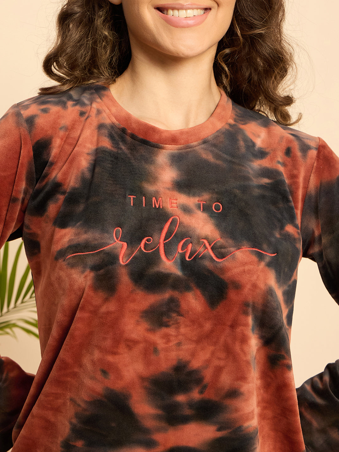 KIZA WOMEN TIE & DYE ROUND NECK