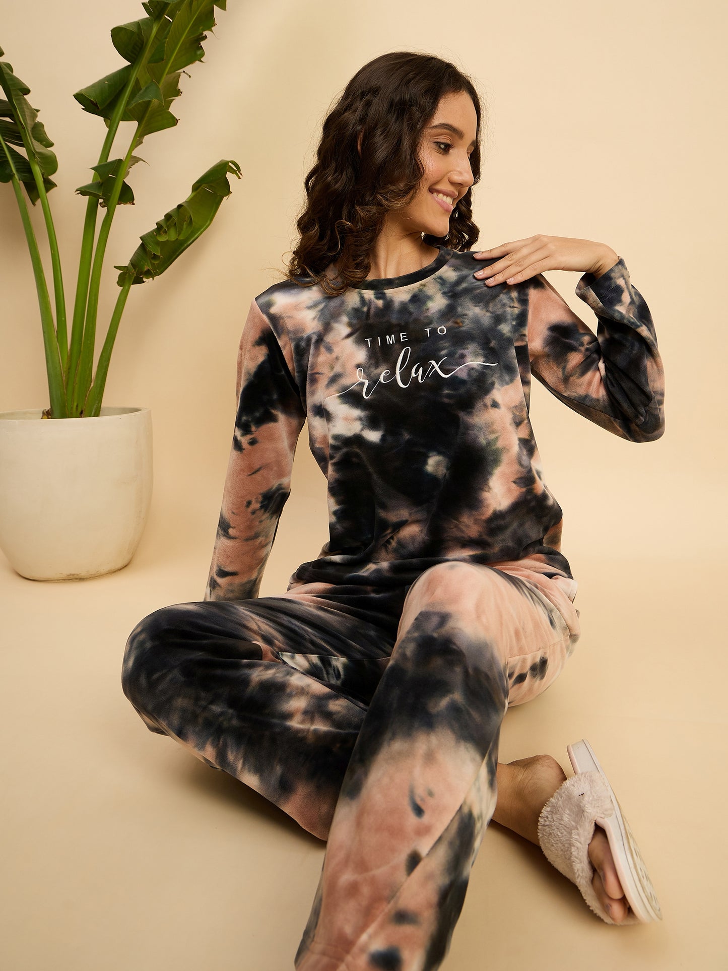 KIZA WOMEN TIE & DYE ROUND NECK