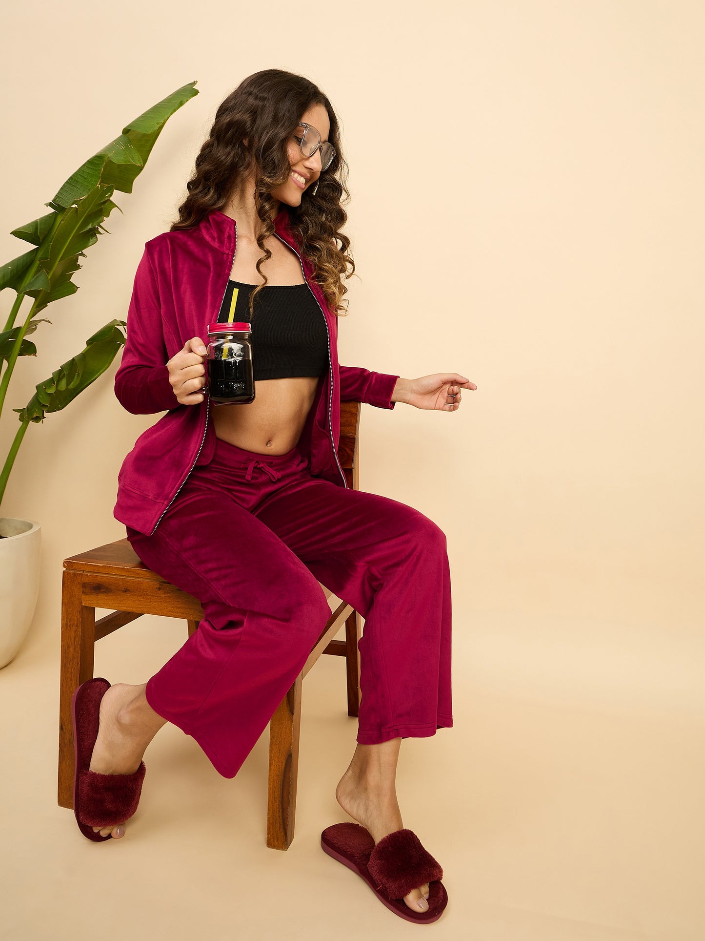 KIZA WOMEN TRACKSUIT WITH LOOSE PYJAMA