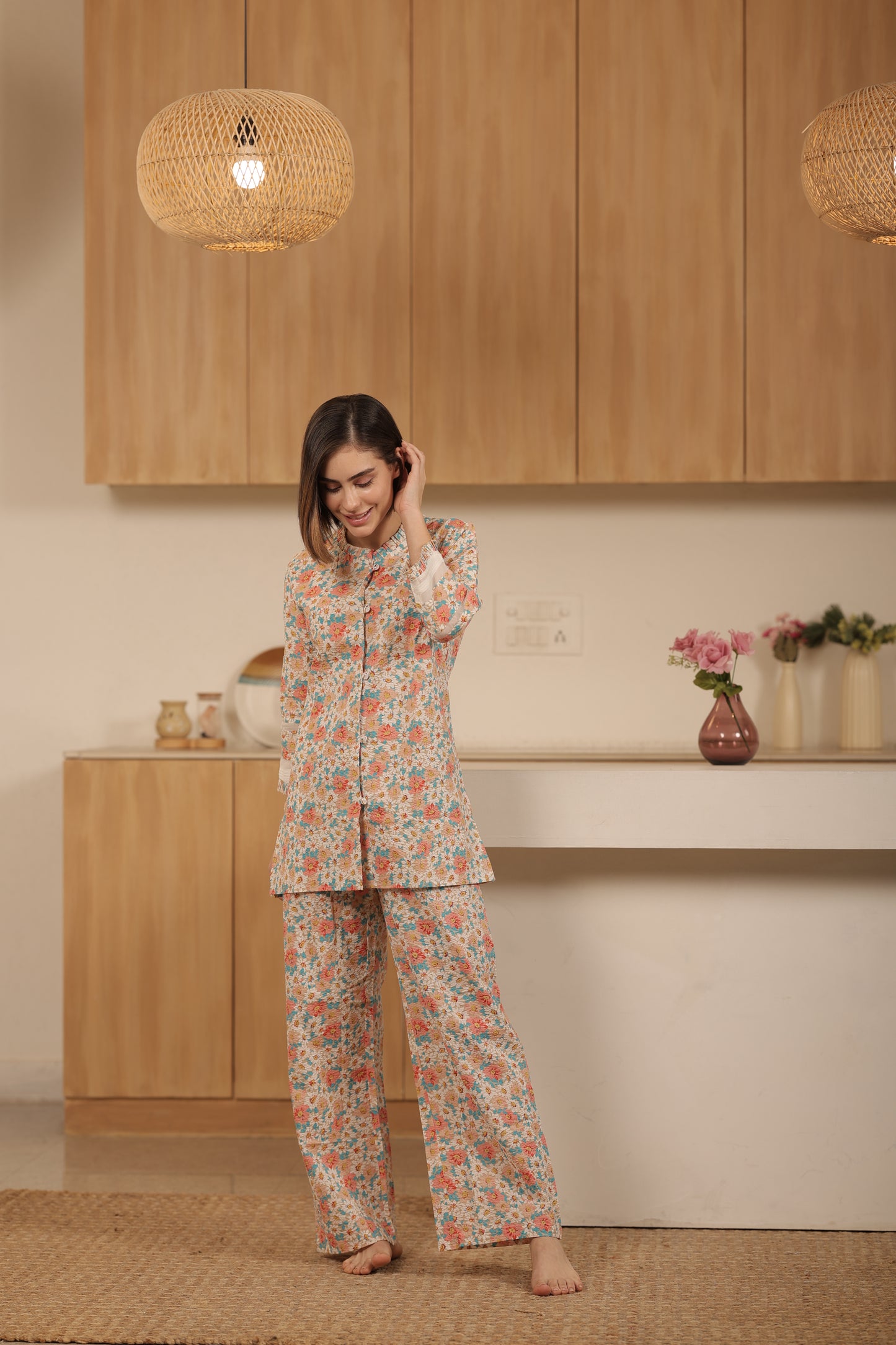 Cotton Kurti & Bottom Set