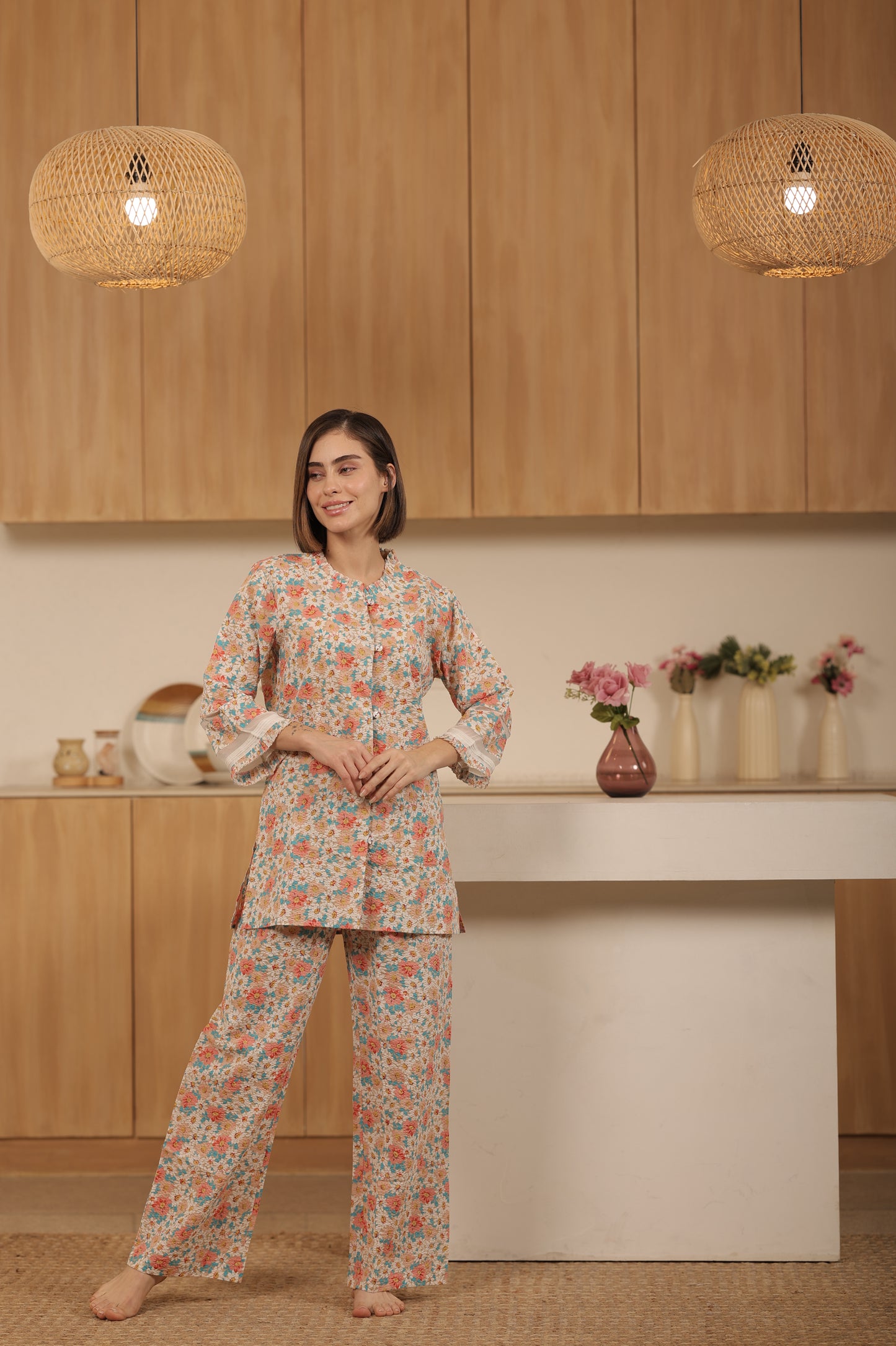 Cotton Kurti & Bottom Set