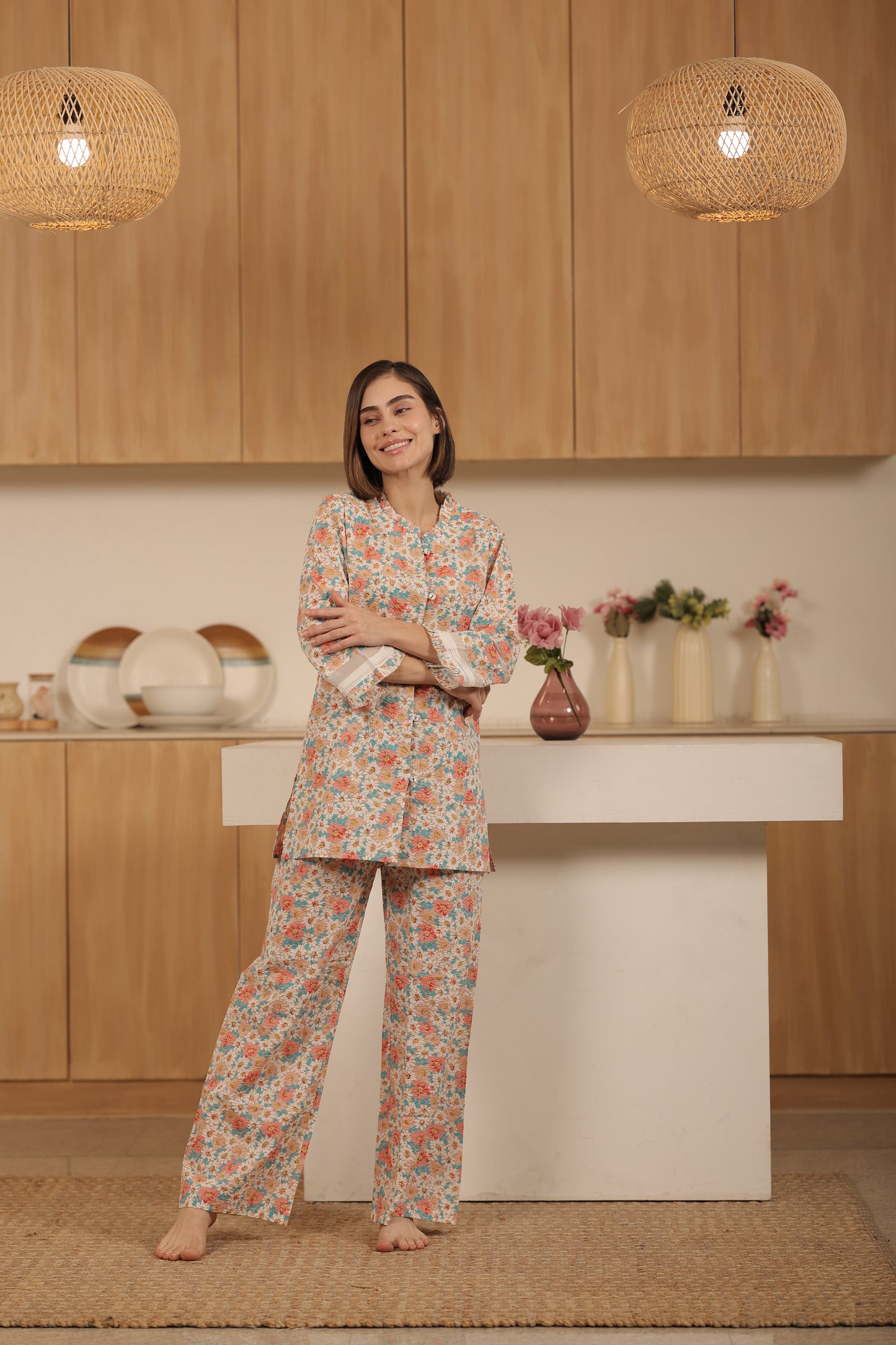 Cotton Kurti & Bottom Set