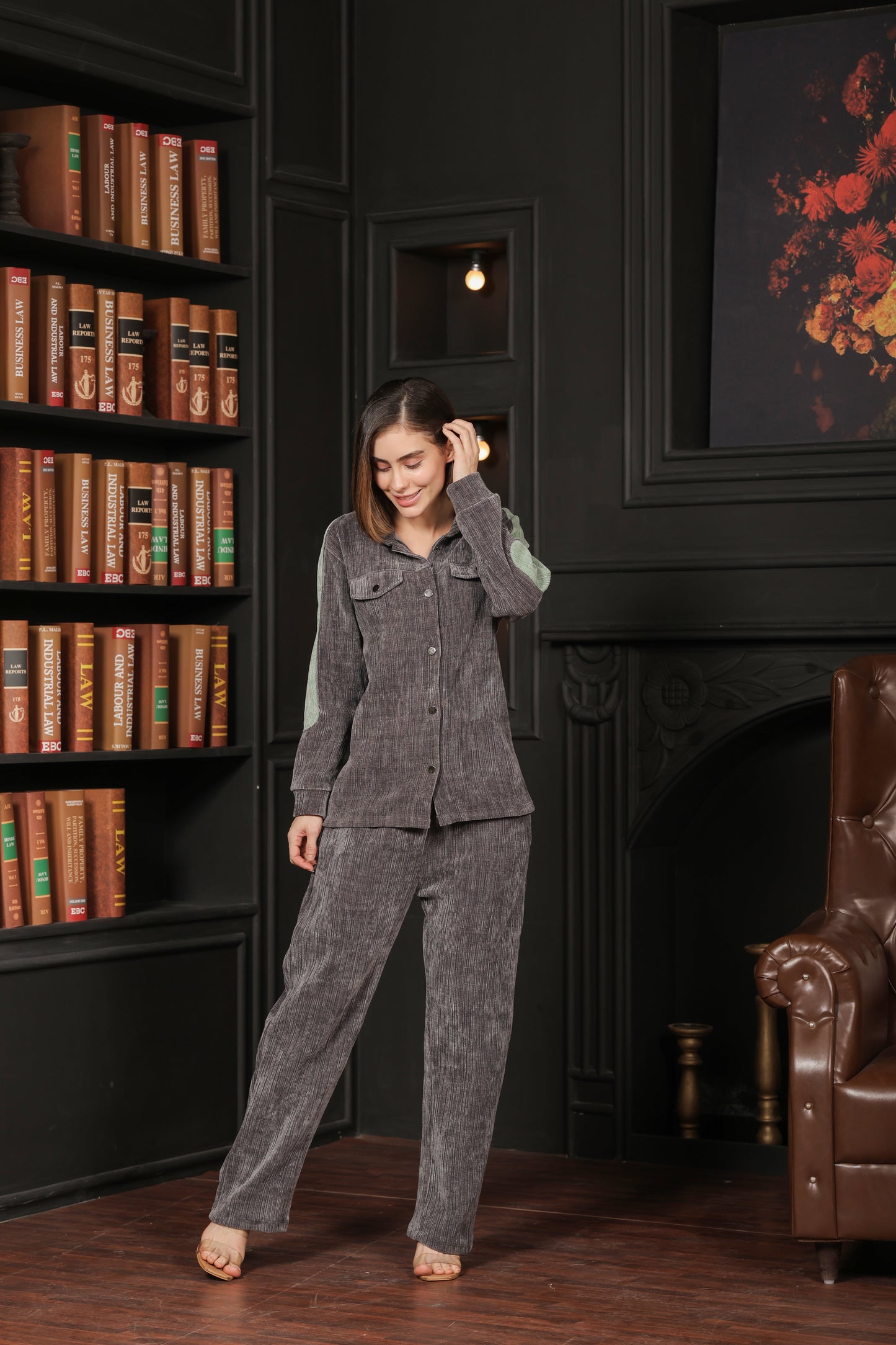 Kiza Women’s Chanel Corduroy Co-ord Set