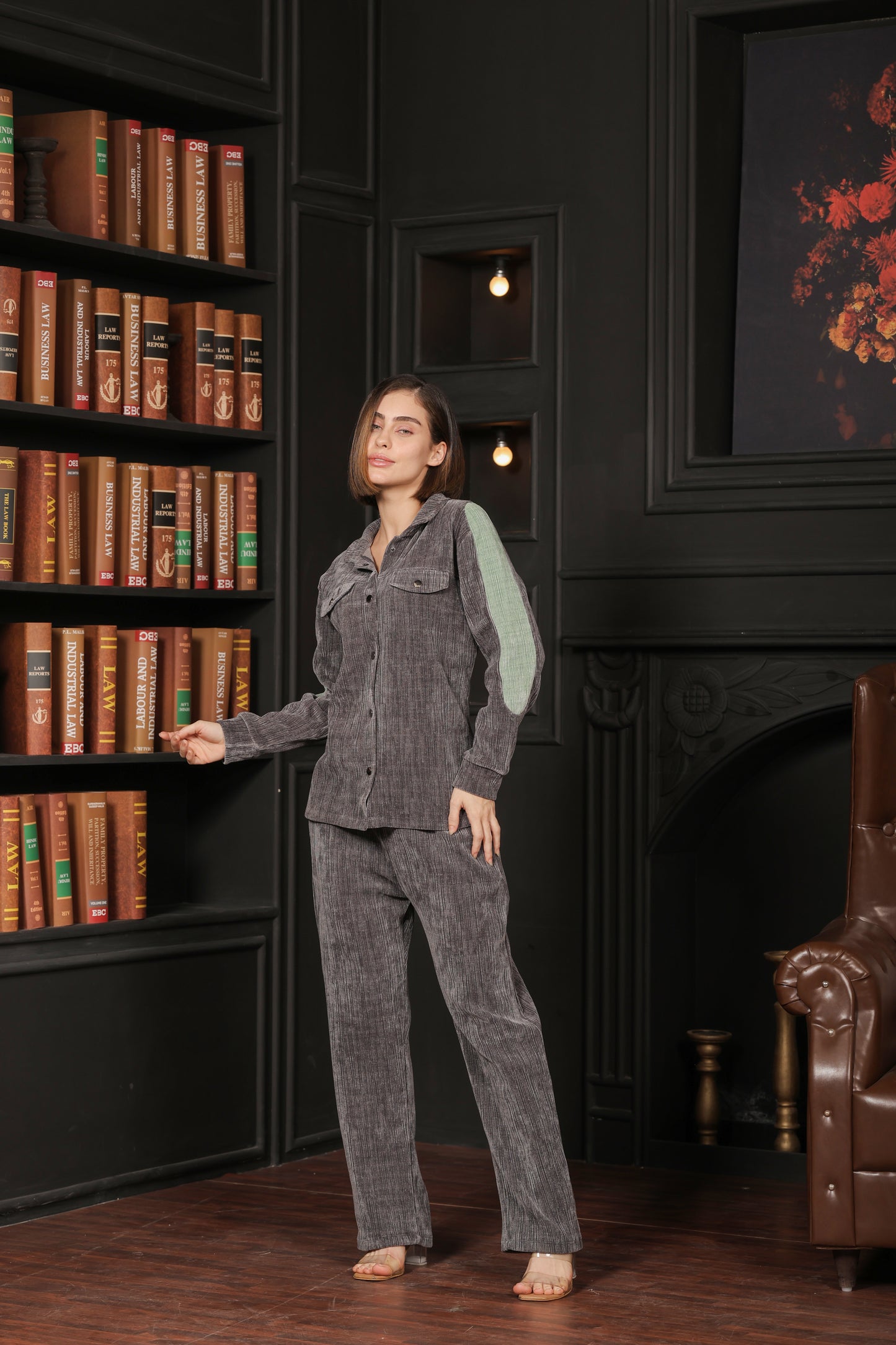 Kiza Women’s Chanel Corduroy Co-ord Set