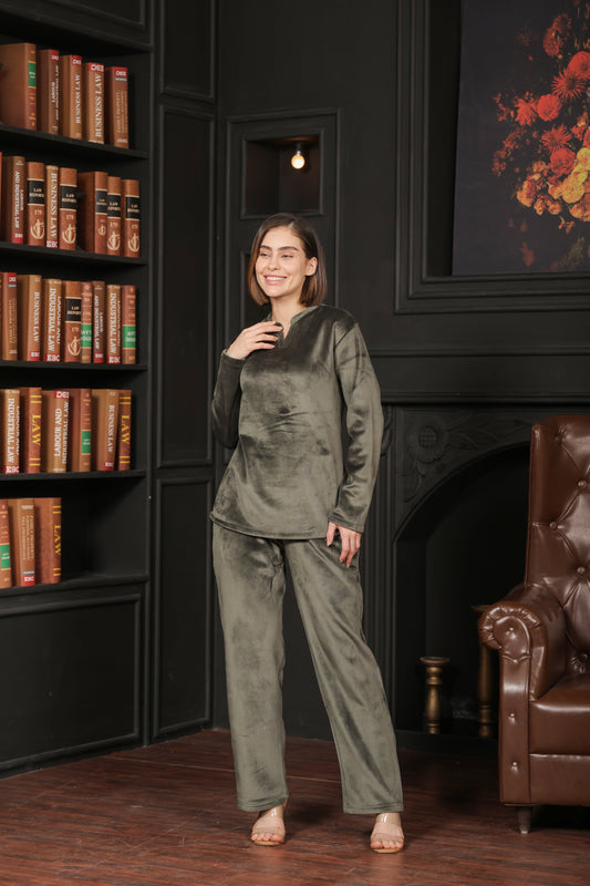 Kiza Women’s Chanel Coudary Round Neck Co-ord Set