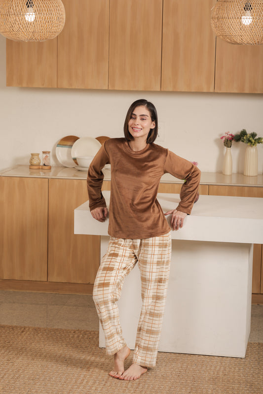 Kiza Women’s Round Neck Night Suit